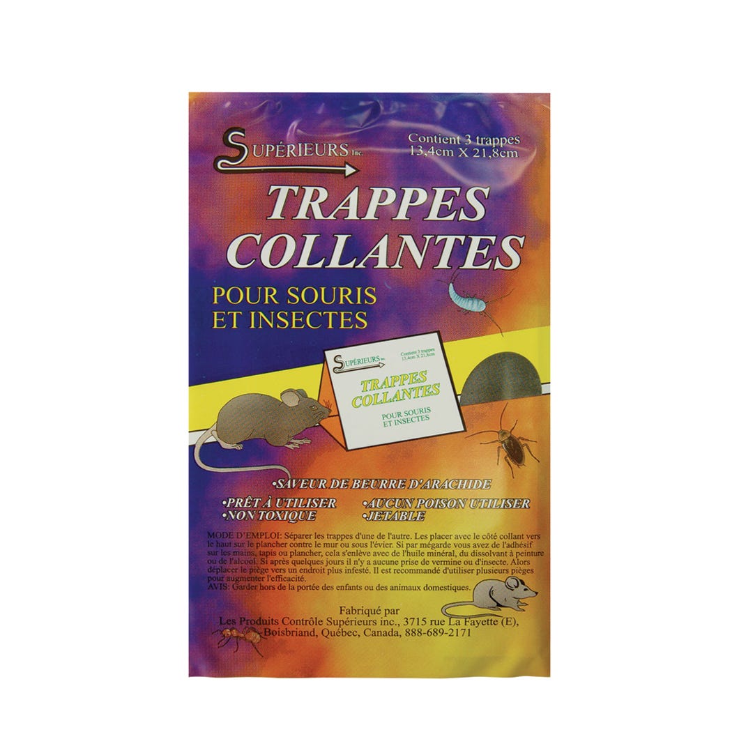 Sticky Traps for Mice & insects, 3 Pack