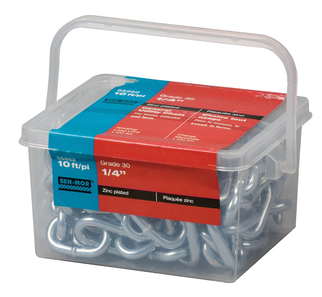 Grade 30 General Utility Chain, Zinc Plated