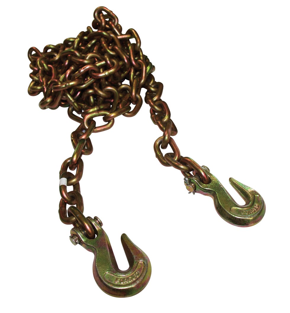 Grade 70 Tie Down Chain With Hooks