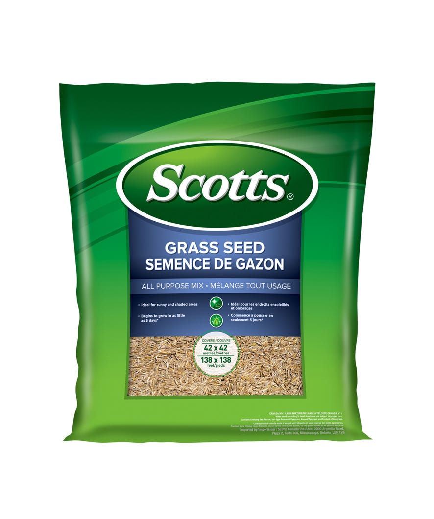 Scotts Grass Seed, All Purpose Mix, 10 kg