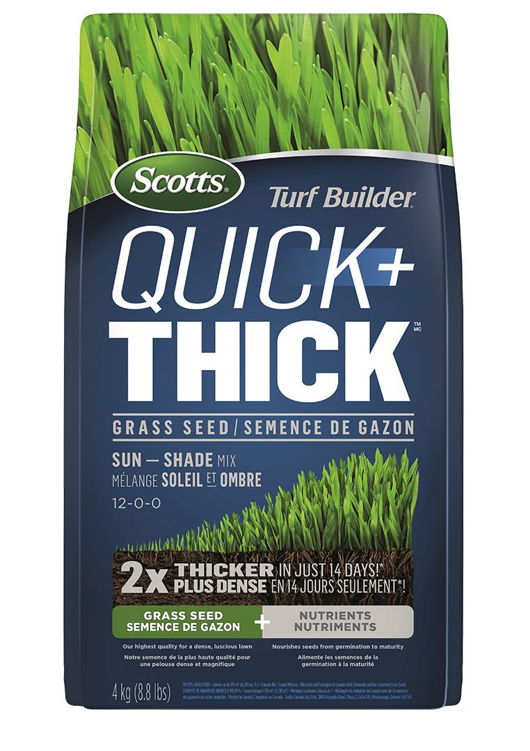 Turf Builder Grass Seed Sun & Shade Mix, 4 kg