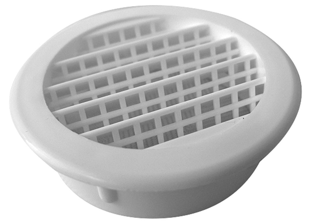 Round Soffit Ventilation Grid, 4-in.