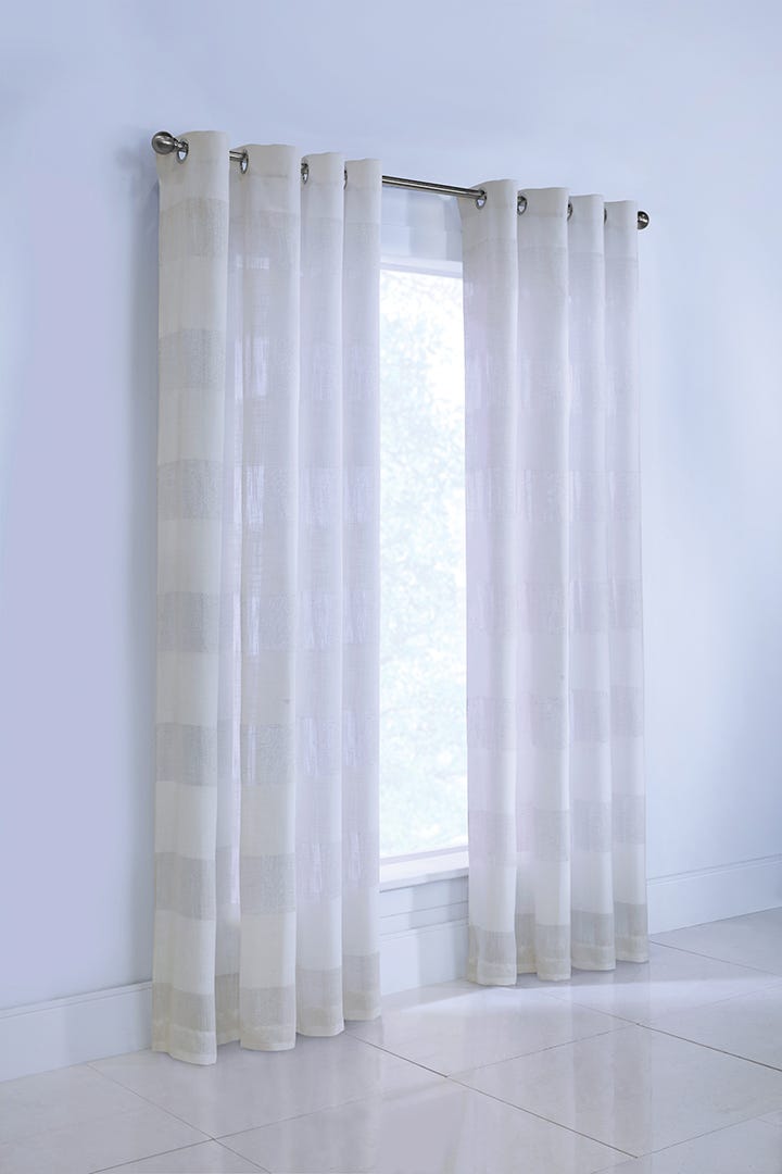 Paraiso Grommet Curtain Panel, Ivory