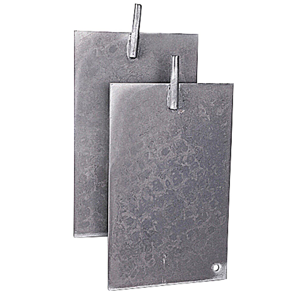Ground plate complete galvanized with jab34c connector