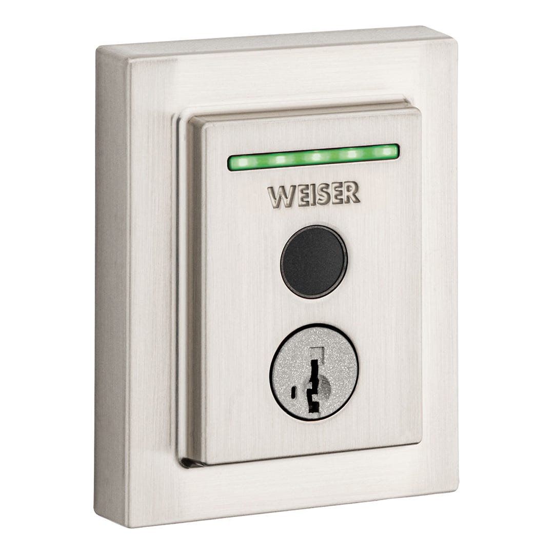 Halo Touch Contemporary Smart Lock Deadbolt, Satin Nickel