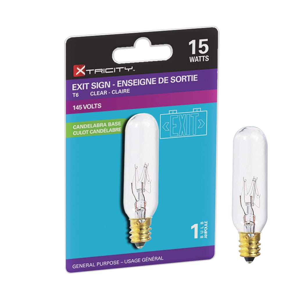 Halogen Light Bulb, Exit Sign