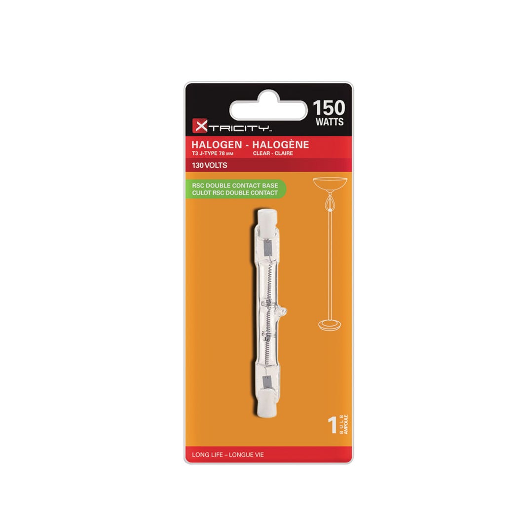 Halogen Light Bulb, Long Lasting, T3 J
