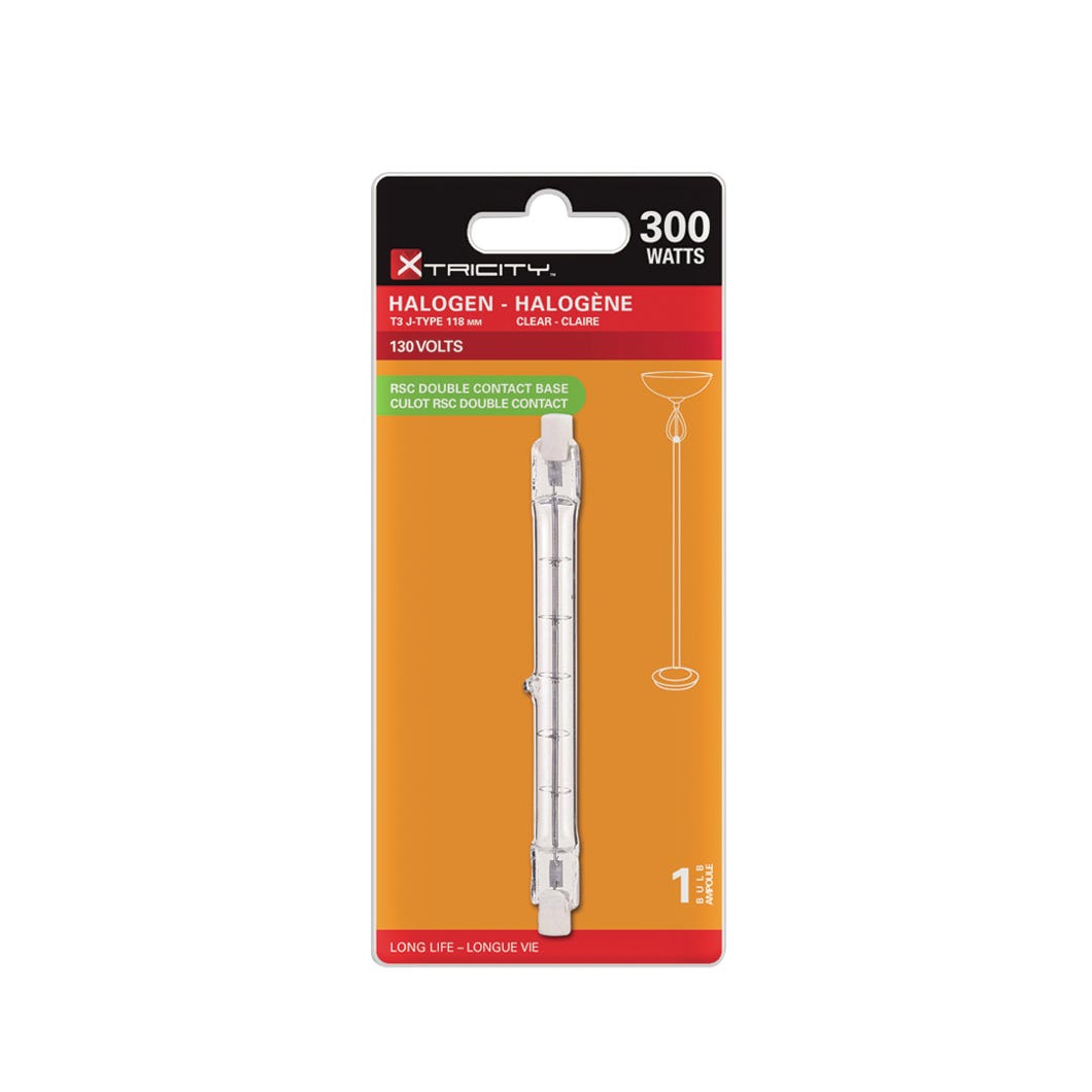 Halogen Light Bulb, Long Lasting, T3 J