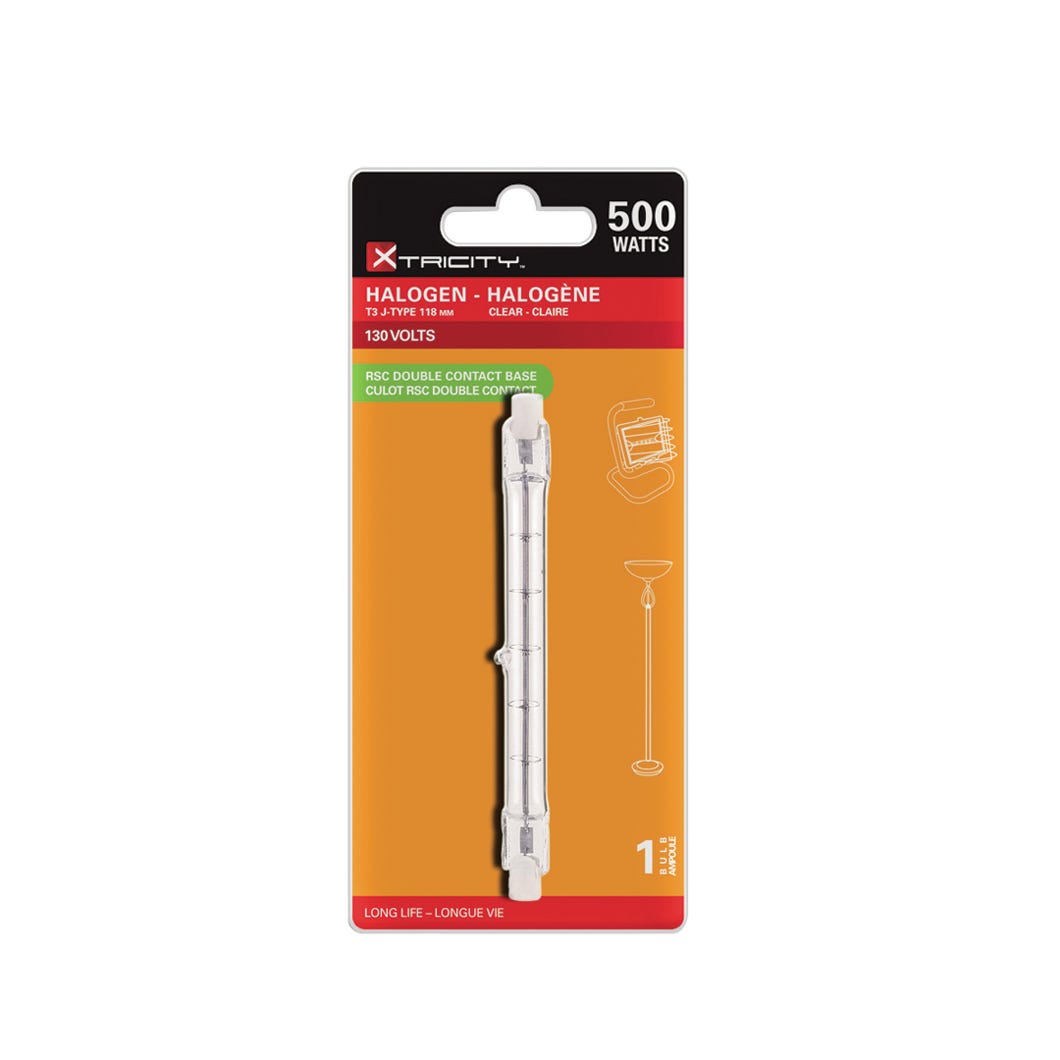 Halogen Light Bulb, Long Lasting, T3 J