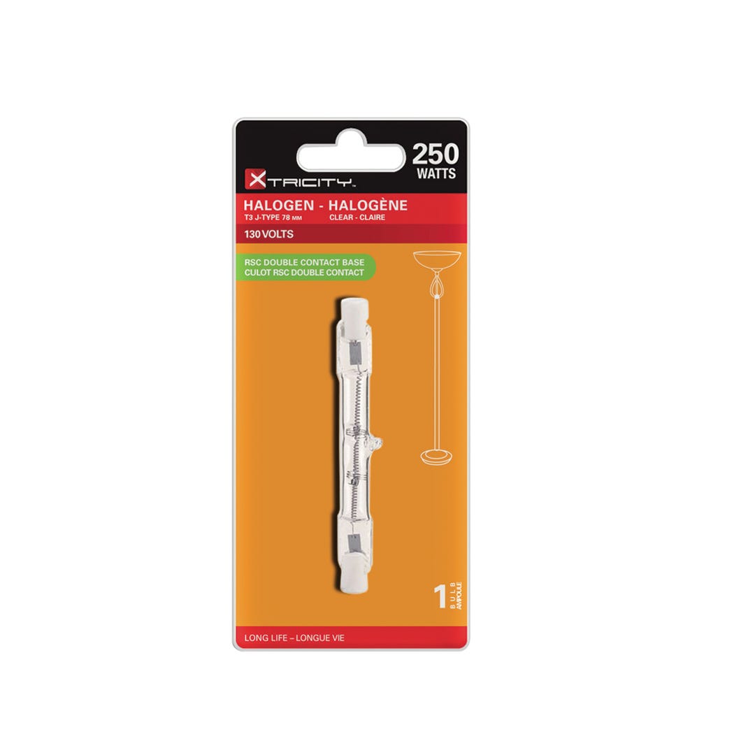 Halogen Light Bulb, Long Lasting, T3 J
