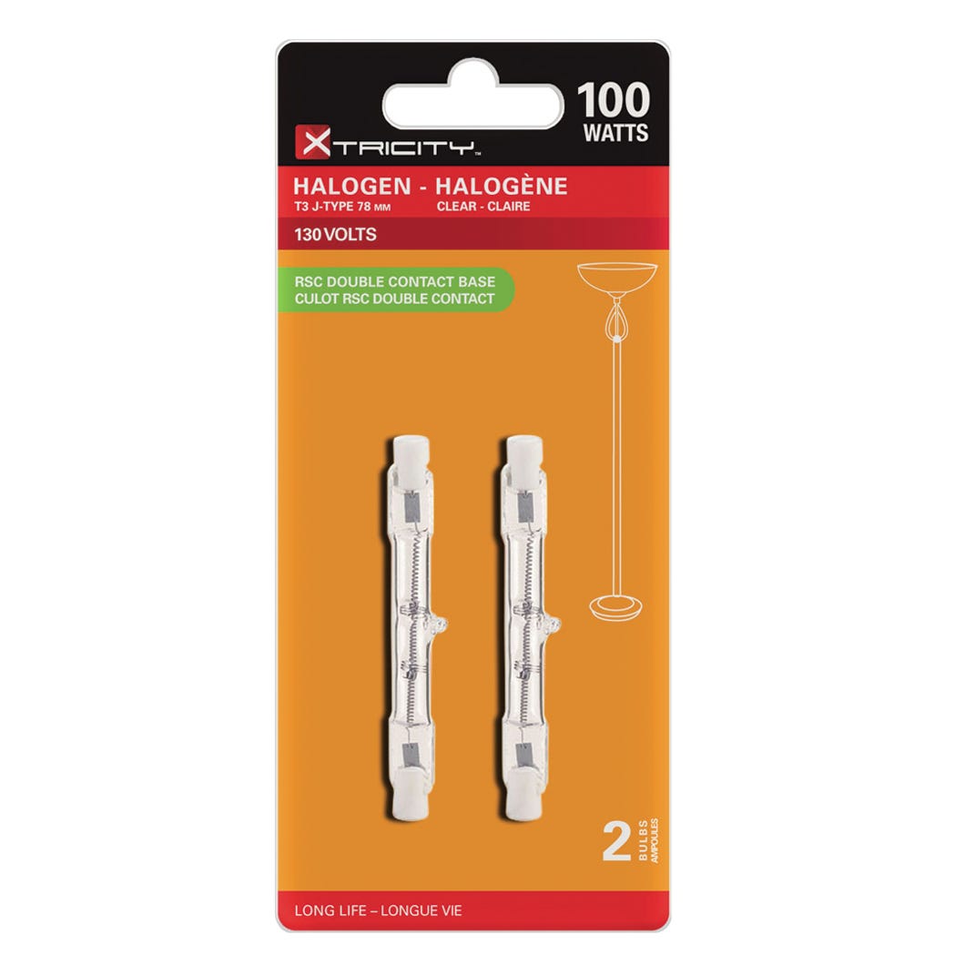 Halogen Light Bulb, Long Lasting, T3 J