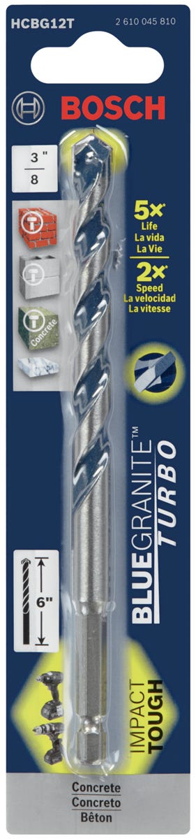 Hammer Drill Bit, 3/8-in. x 6-in.