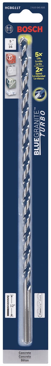 Hammer Drill Bit, 5/16-in. x 12-in.