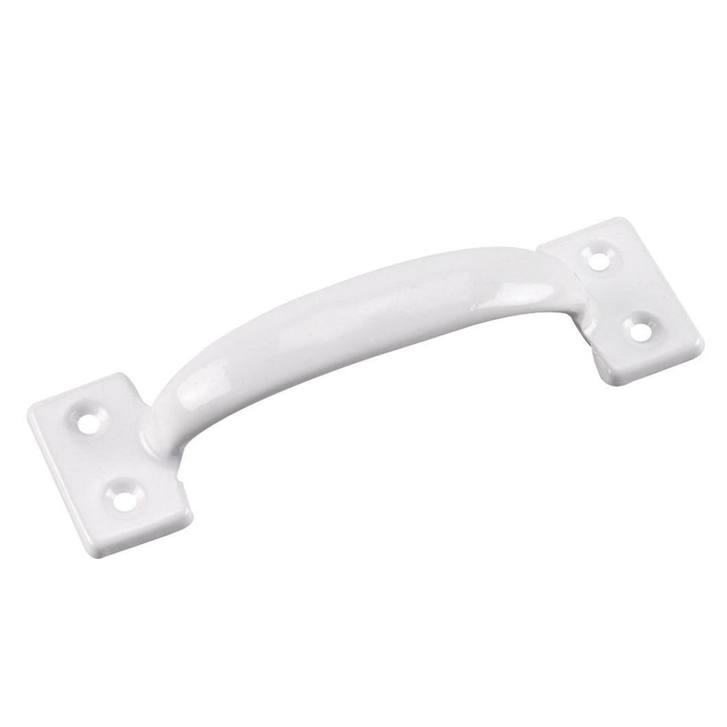 Steel Handle, White, 6 1/2-in.