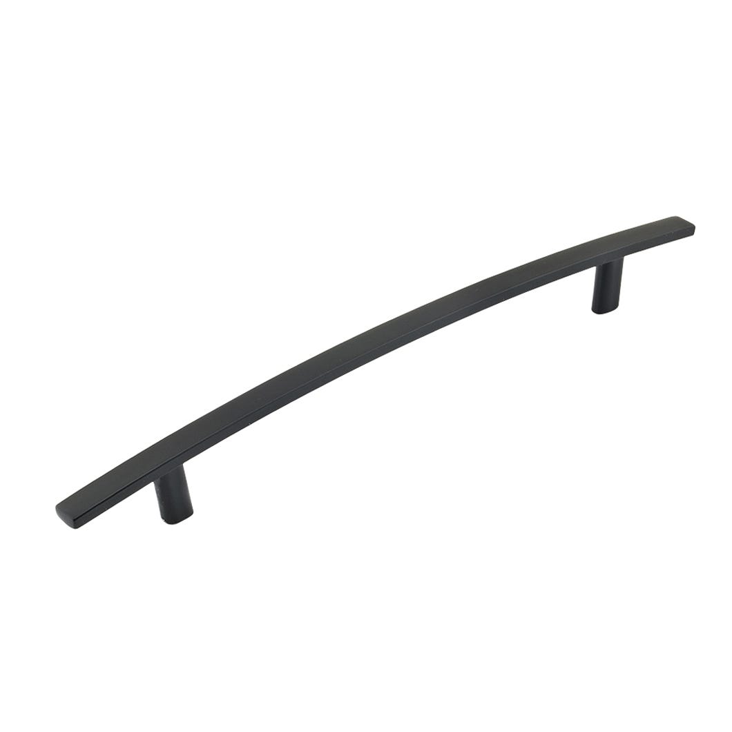 Metal Handle-Arch, Matte Black, 128 mm