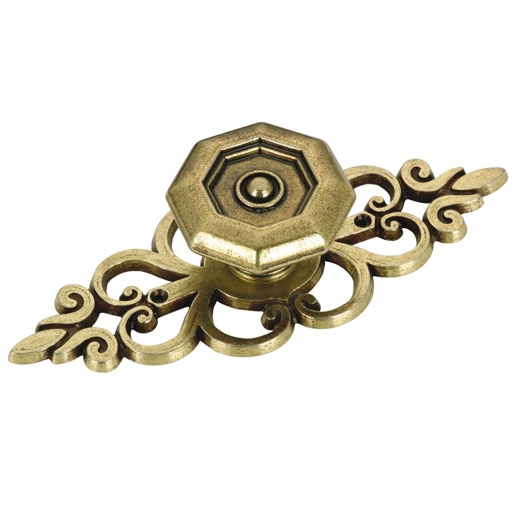 Metal Handle-Knob, English Antique, 102 mm