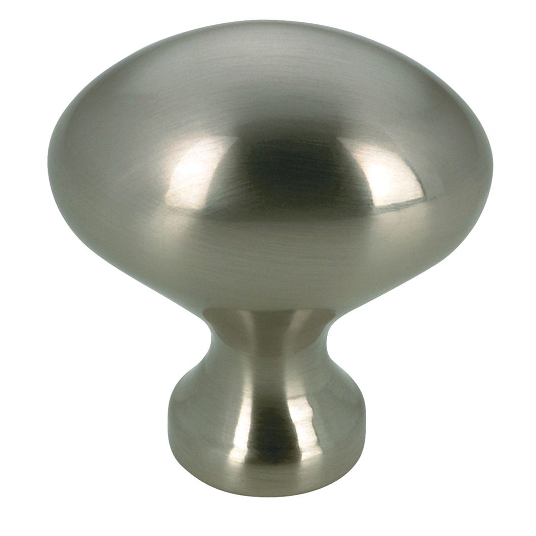 Metal Handle-Knob, Brushed Nickel, 30 mm