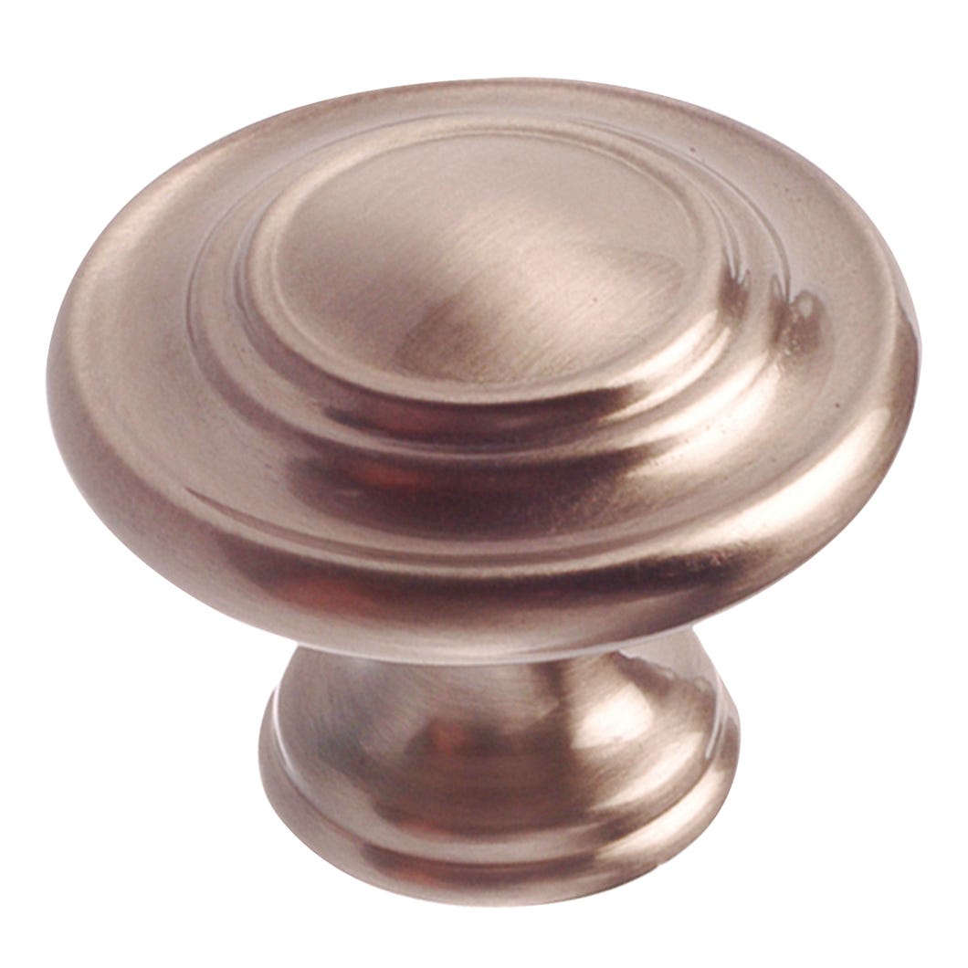 Metal Handle-Knob, Brushed Nickel, 34 mm