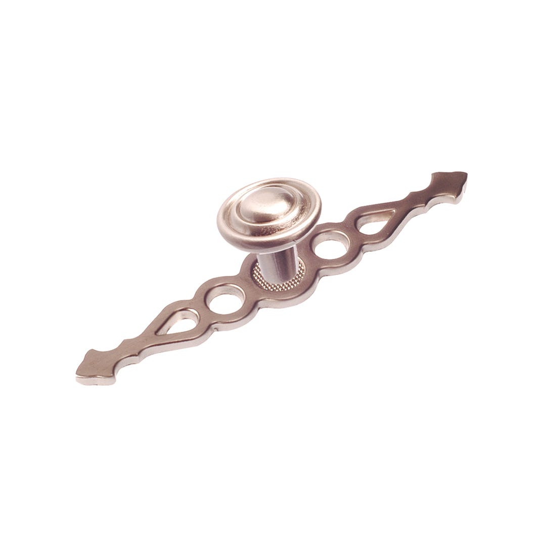 Metal Handle-Knob, Brushed Nickel, 25 mm