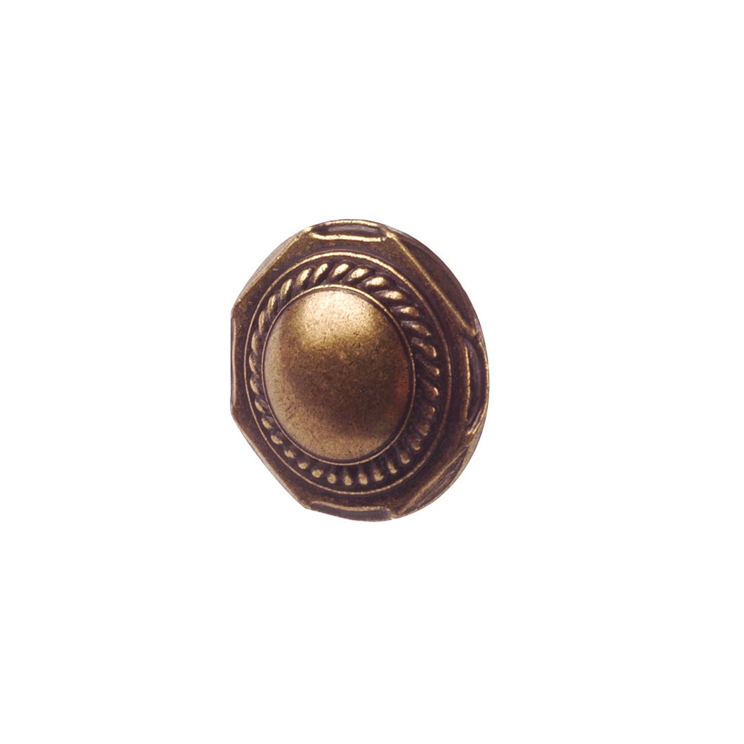 Metal Handle-Knob, Burnished Brass, 32 mm