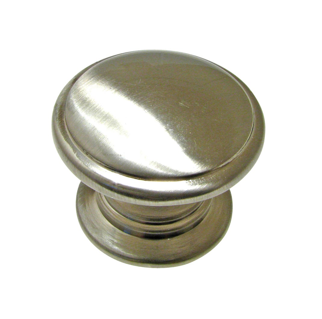Metal Handle-Knob, Brushed Nickel, 32 mm (8/32)