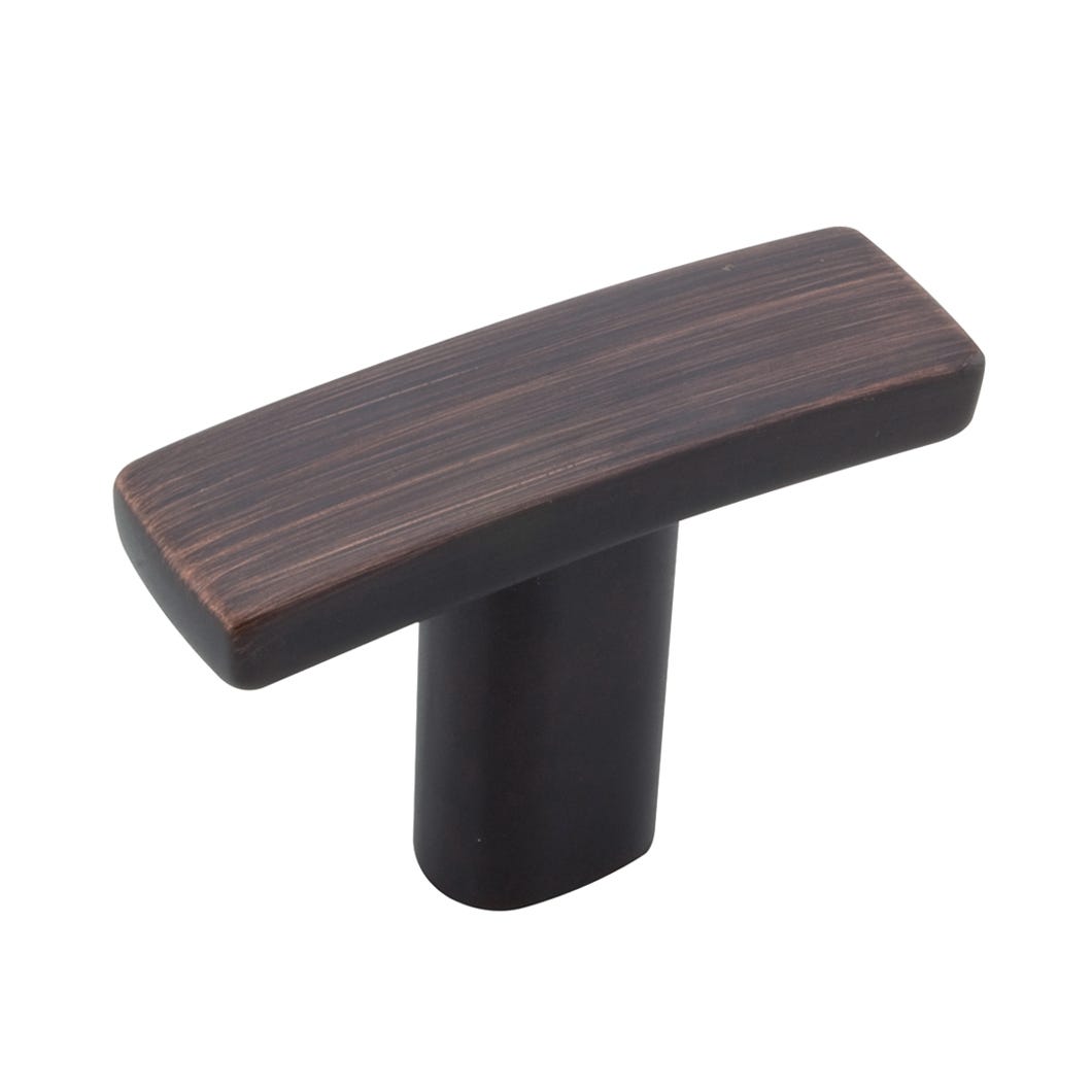 Metal Handle-Knob, Brushed Oil Bronze, 38 mm (8/32)
