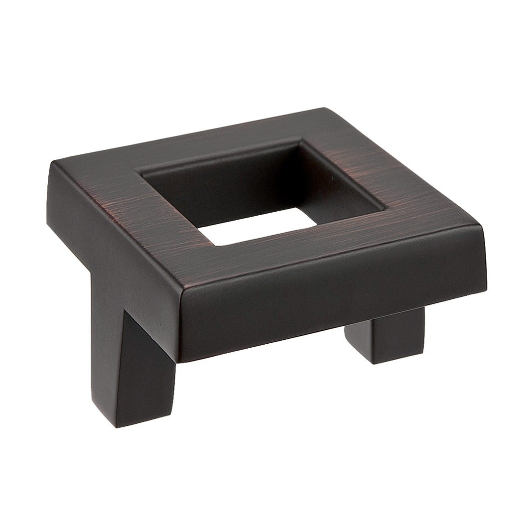 Metal Handle-Knob, Brushed Oil Bronze, 38 mm (8/32)