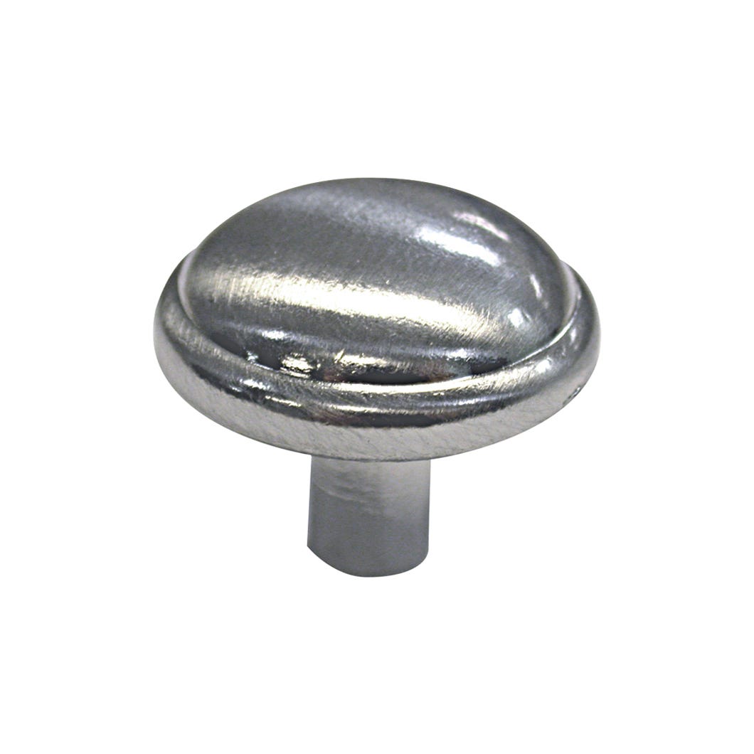 Metal Handle-Knob, Brushed Nickel, 28 mm X 24 mm (8/32)