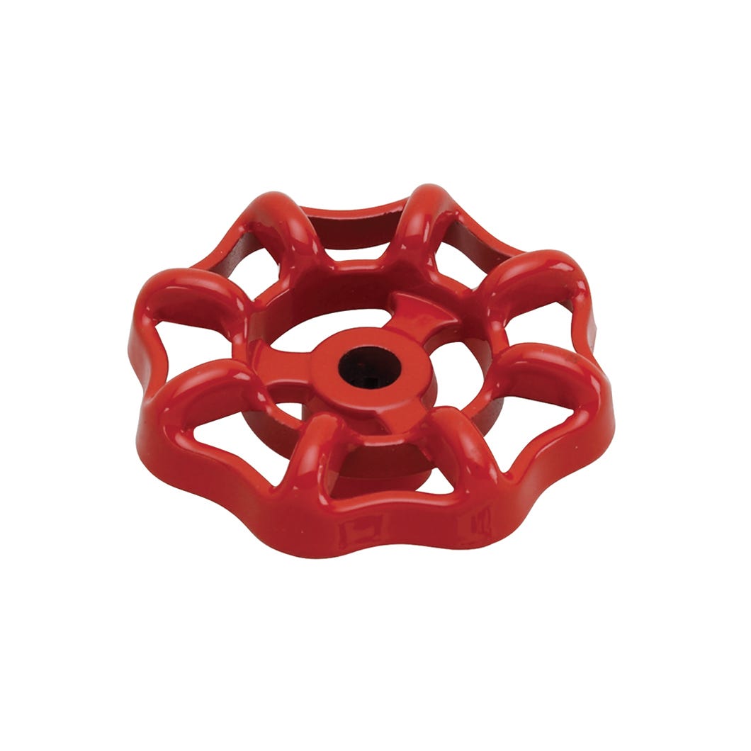 Handle large round hole - wheel type for faucet