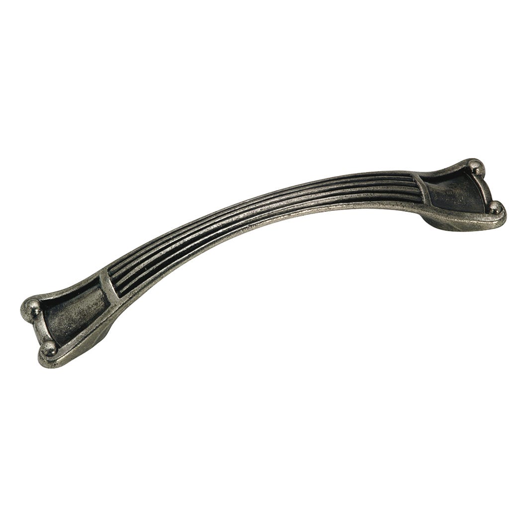 Metal Handle, Pewter, 96 mm