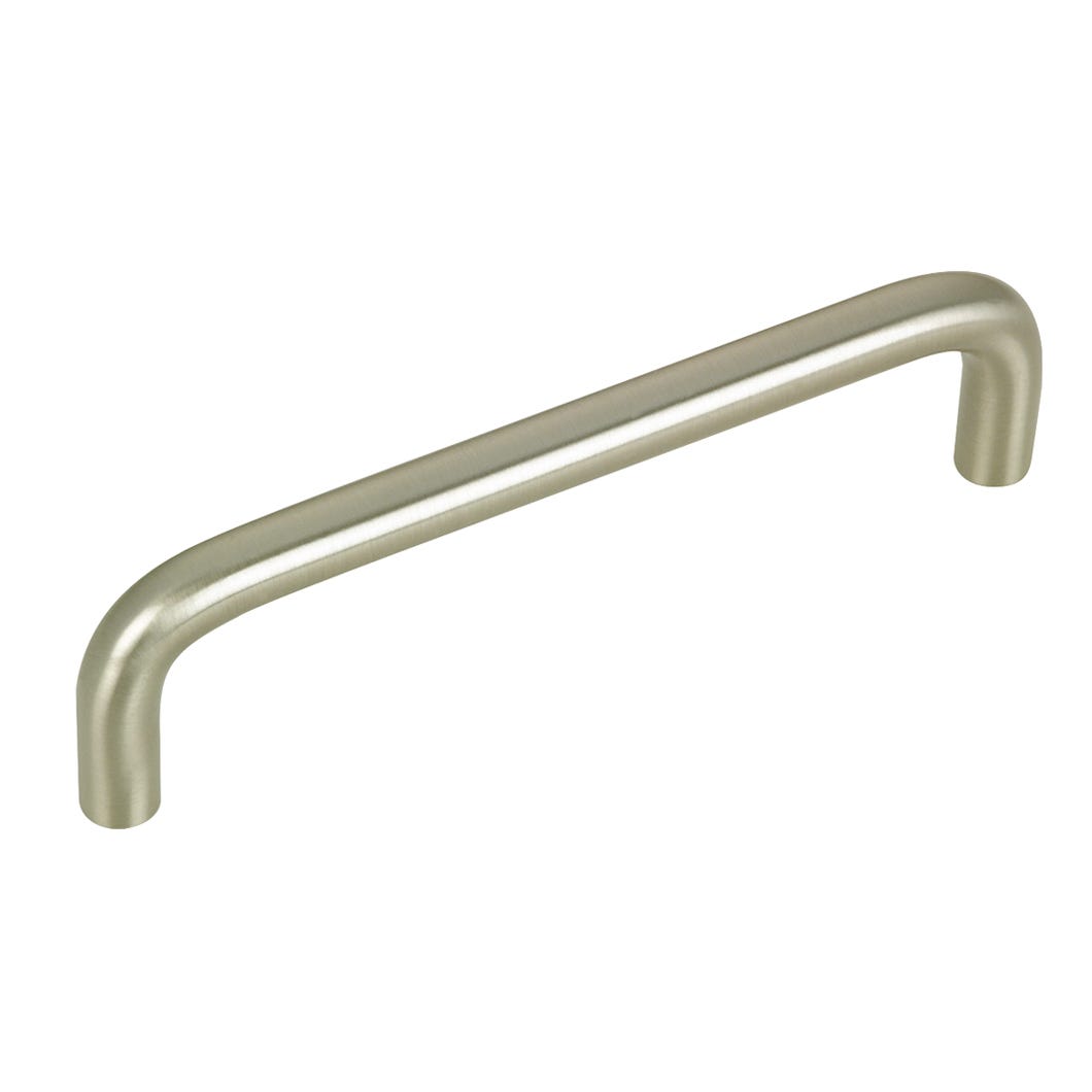 Metal Handle, Brushed Nickel, 96 mm