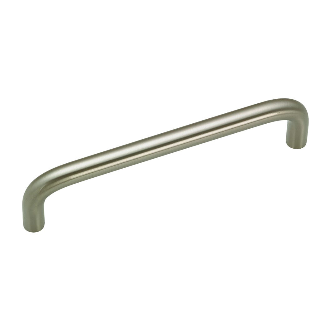 Metal Handle, Brushed Nickel, 4-in.