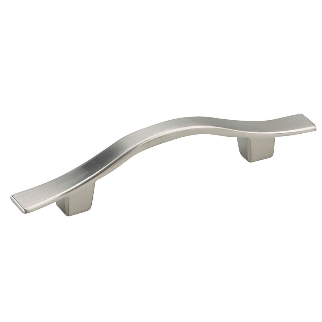 Metal Handle, Brushed Nickel, 3-in.