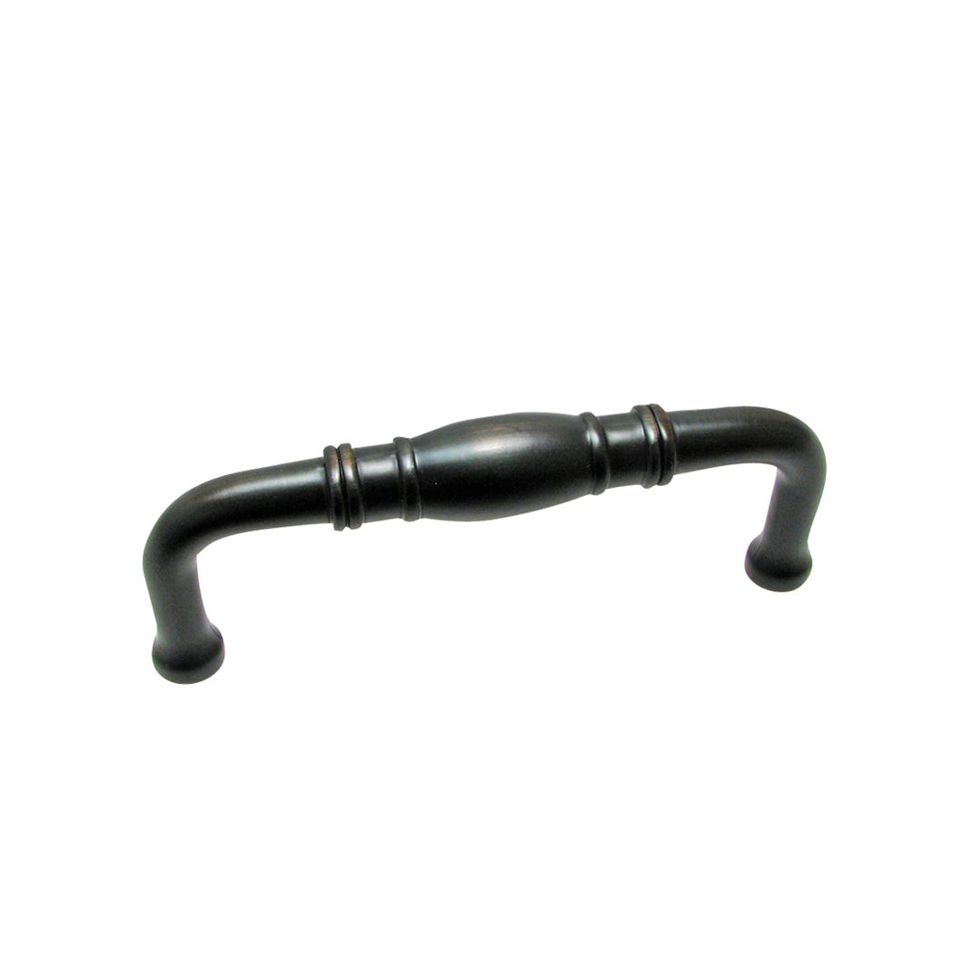 Metal Handle, Brushed Oil Bronze, 3-in.