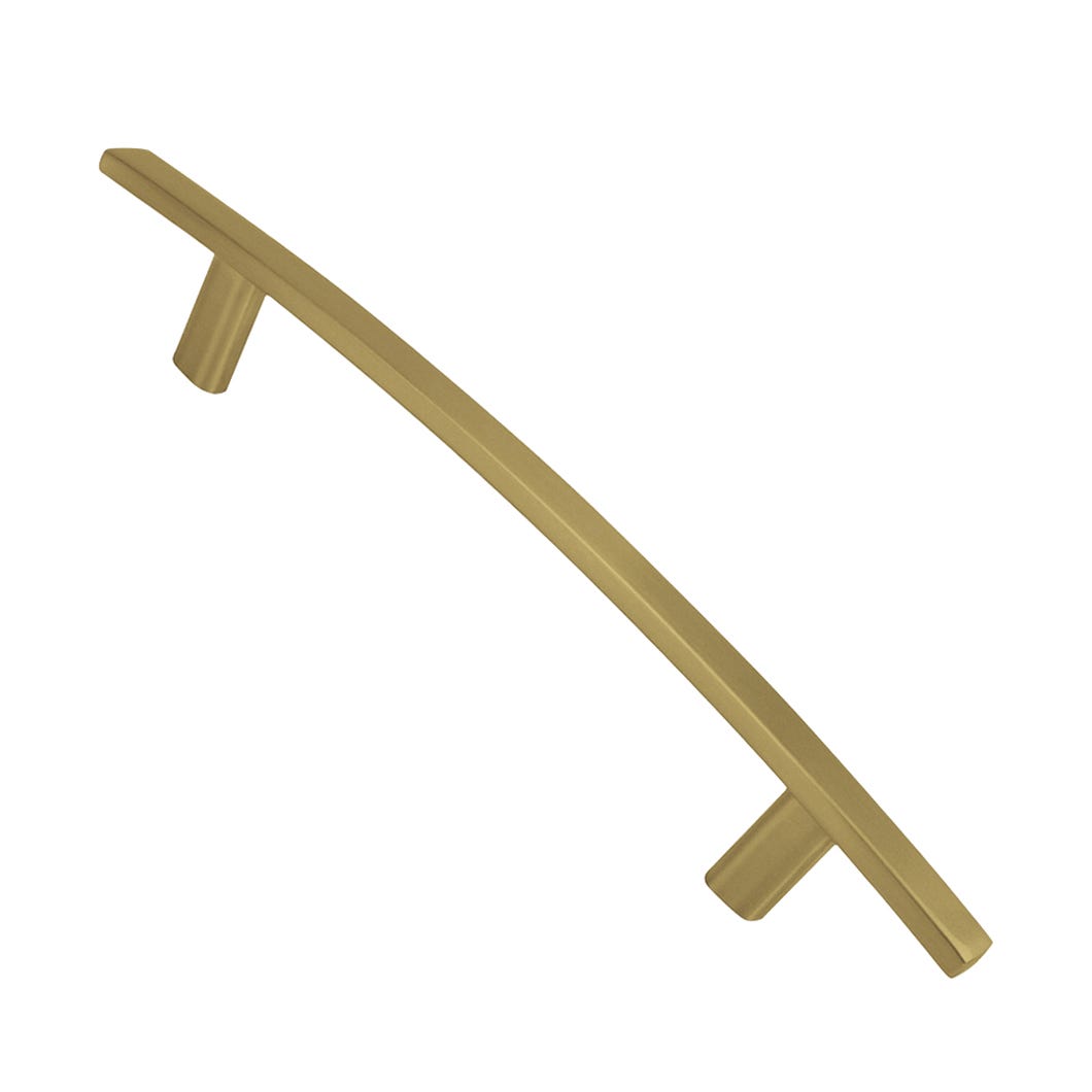 Metal Handle, Satin Brass, 128 mm (8/32)