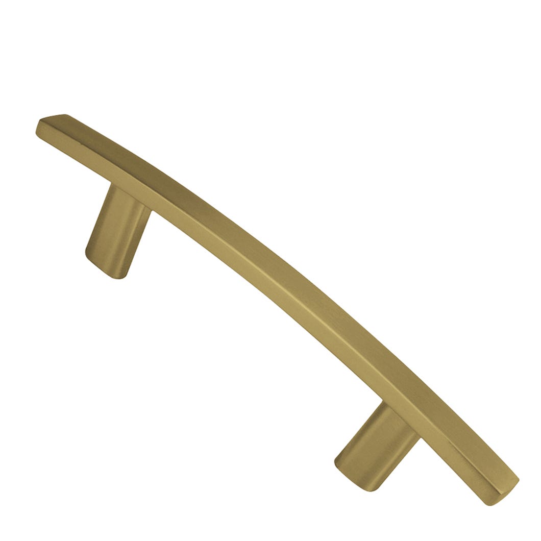 Metal Handle, Satin Brass, 3-in. (8/32)