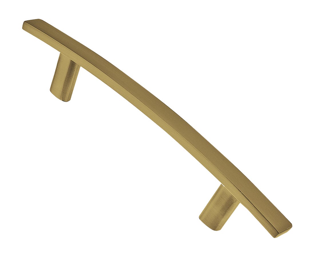 Metal Handle, Satin Brass, 96 mm (8/32)