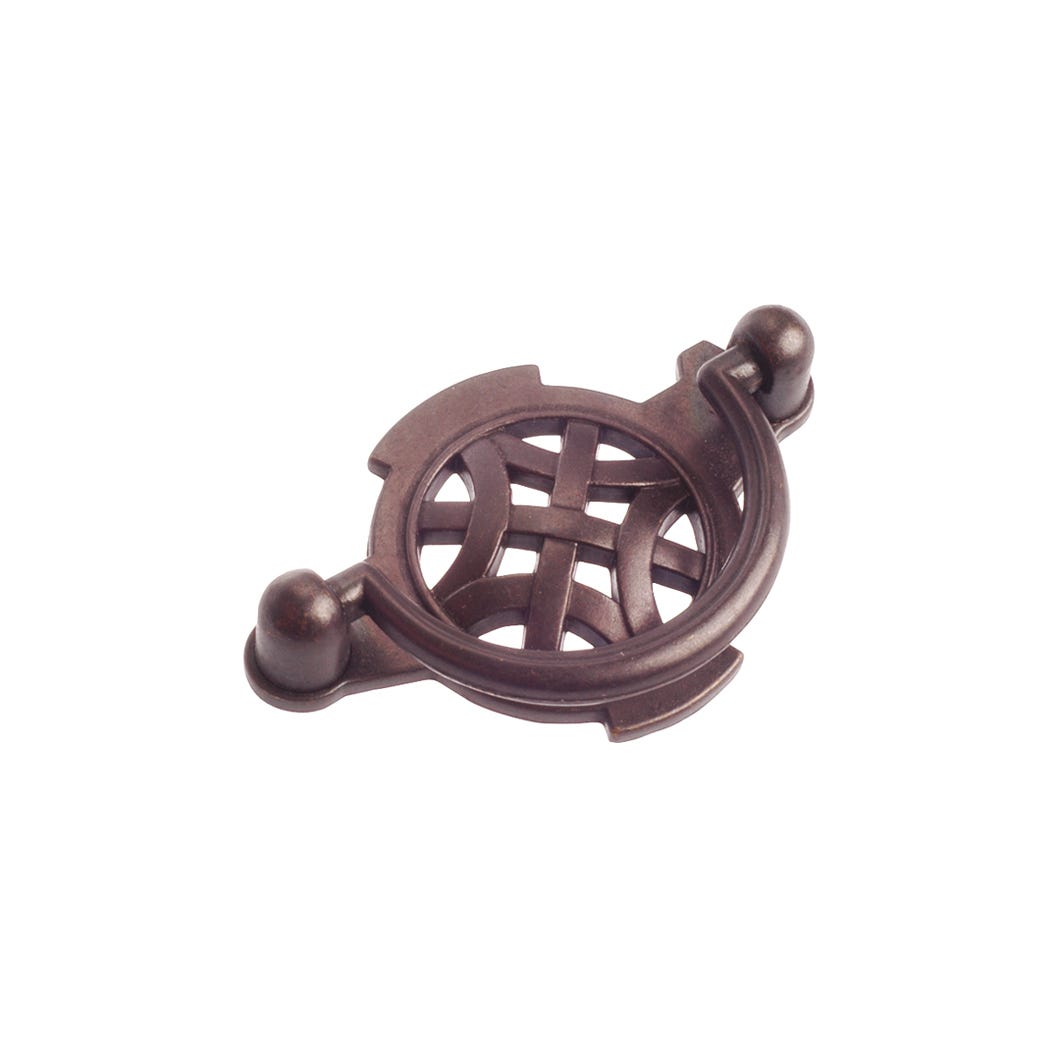 Metal Handle Drop, Anthracite, 64 mm