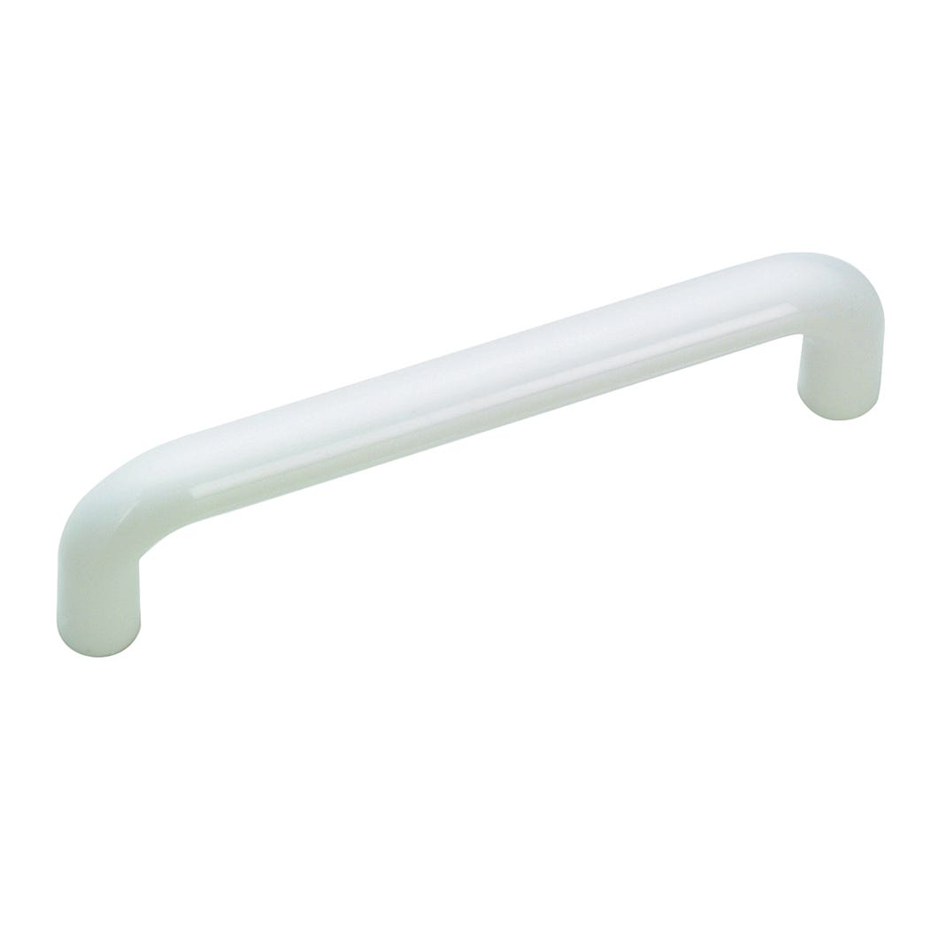 Plastic Handle, White, 96 mm