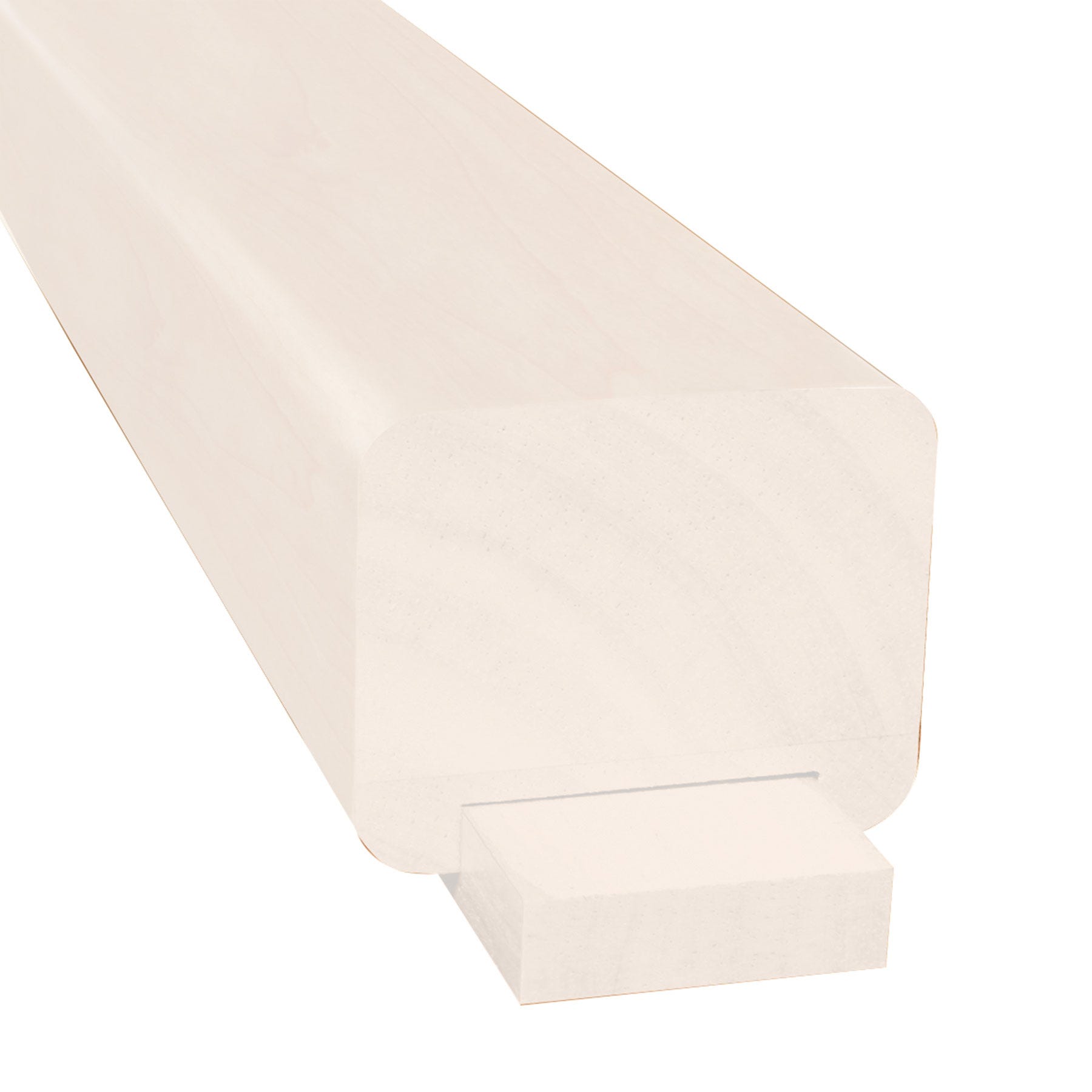 Handrail and filet lacquered