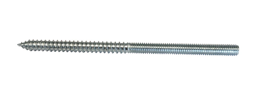 Hanger Bolt Wood/Machine, #1/4 X 3-in., 3/Pack