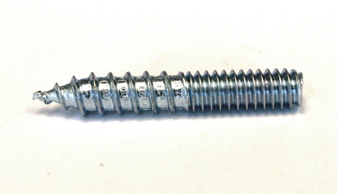 Hanger Bolt, 1/4-in.-in. X 2-in., 25/Pack