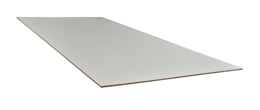 Hardboard Panel 1 White Side, 1/4-in. X 2-ft. X 4-ft.