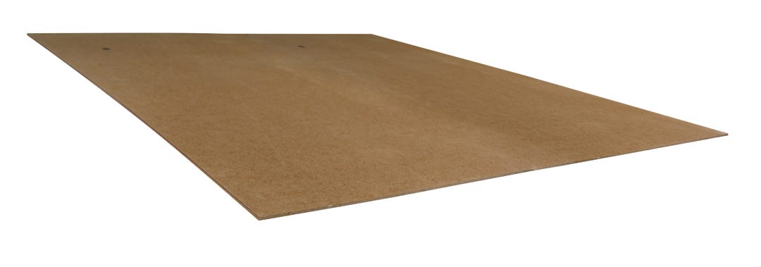 Hardboard Panel 1 White Side, 1/4 Po X 4-ft. X 4-ft.