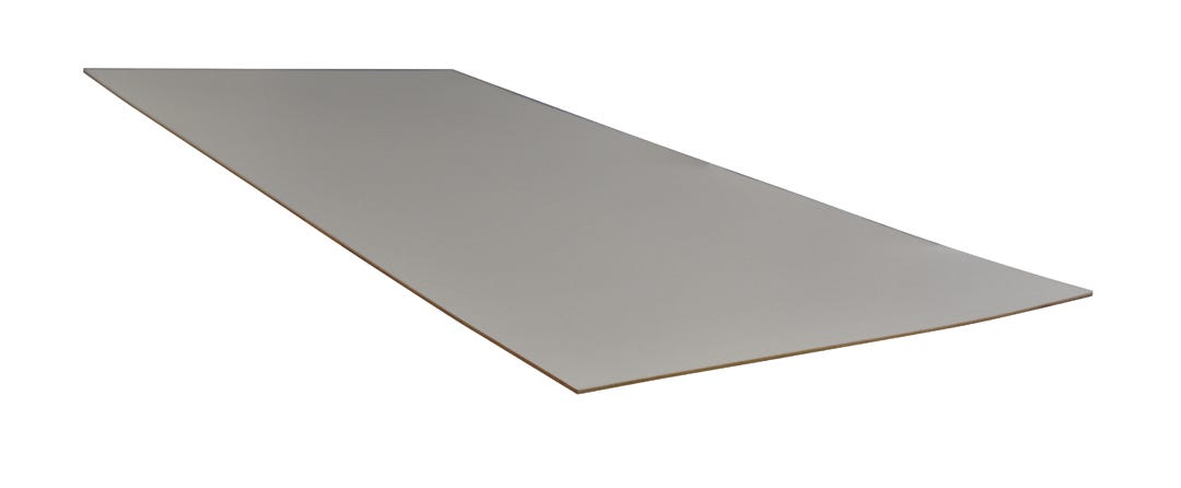 Hardboard Panel 1 White Side, 1/8-in. X 2-ft. X 4-ft.
