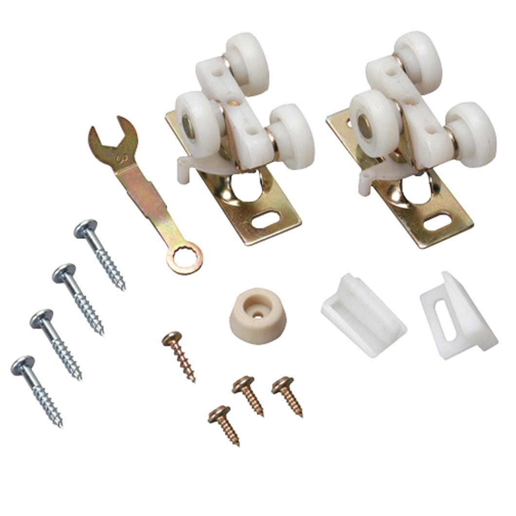 Hardware Kit for Pocket Door, 75 Lbs