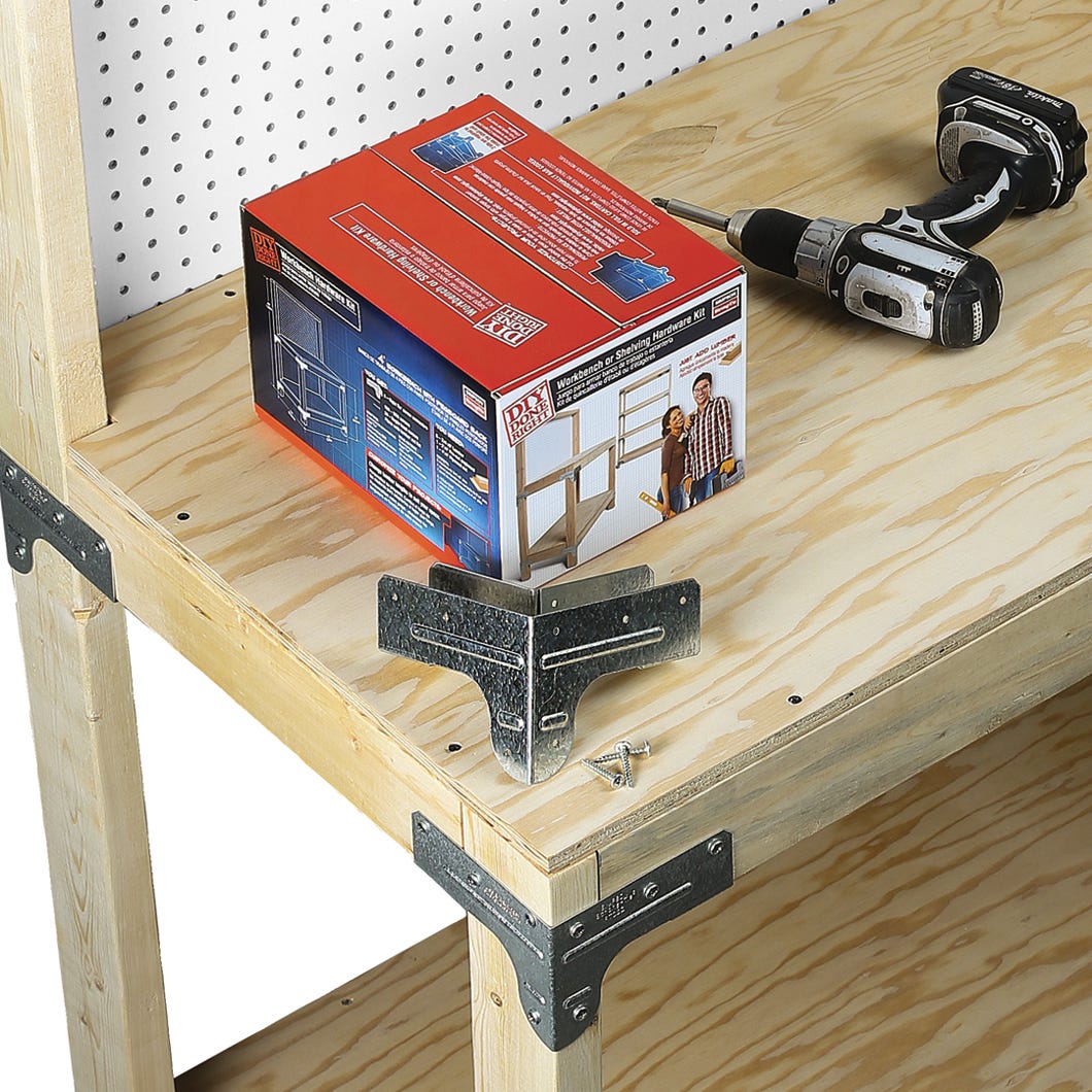 Hardware kit for workbench / shelving