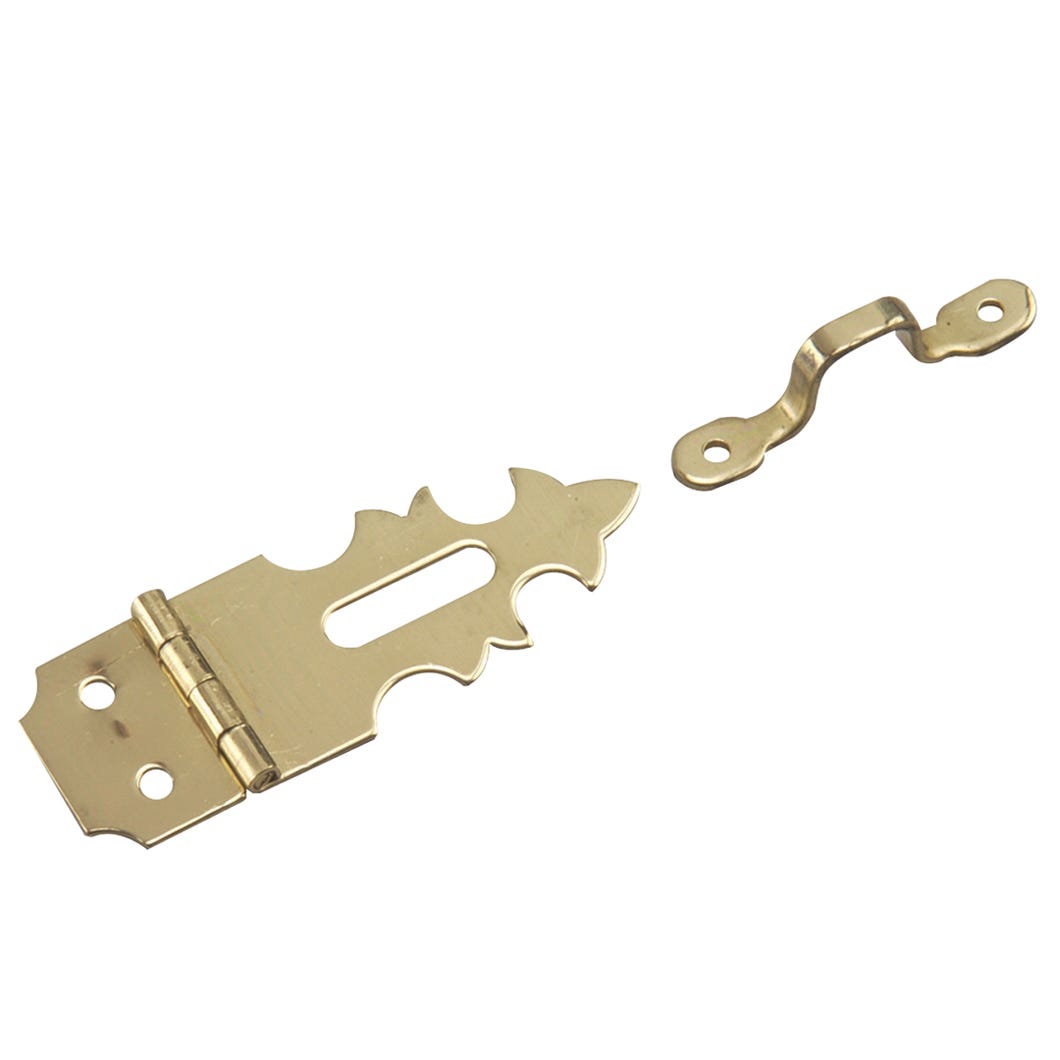 Hasp ornemental 5/8 in x 1 7/8 in