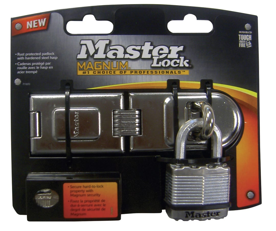 Hasp with Laminated PadLock