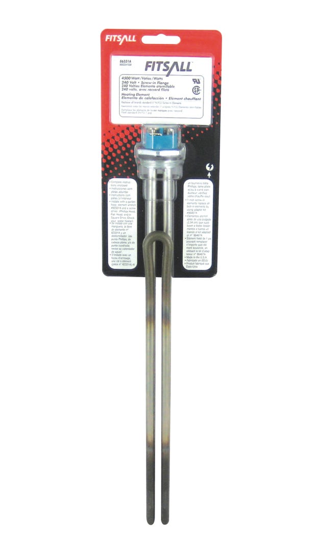 Screw-In Heating Element for 60-Gallon Electric Water Heaters, 13-in.